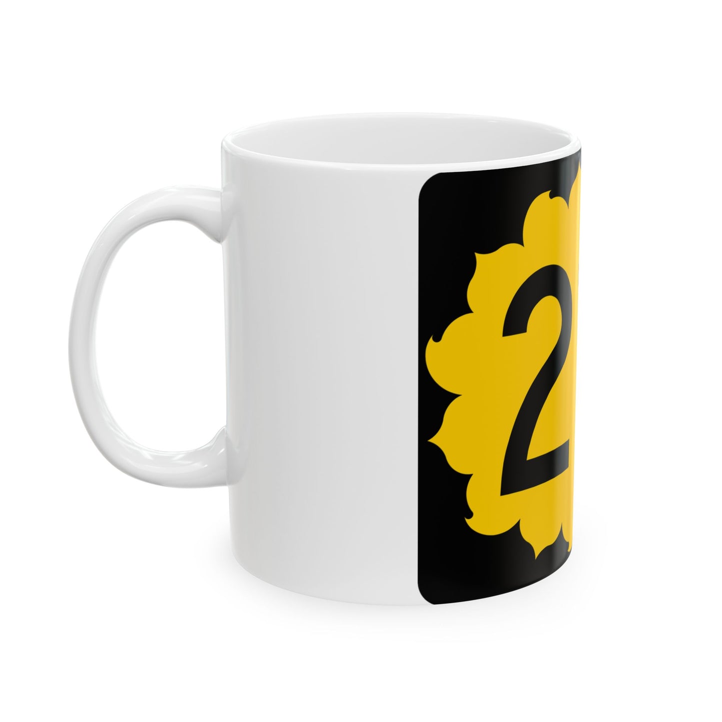 K-215 (Kansas) (Road Sign) White Coffee Mug