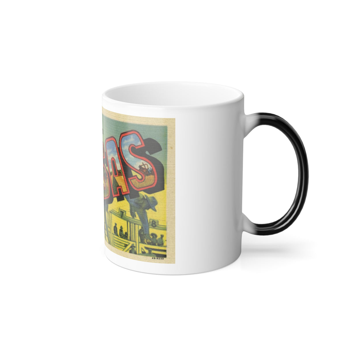 Greeting card from Kansas (Greeting Postcards) Color Changing Mug 11oz