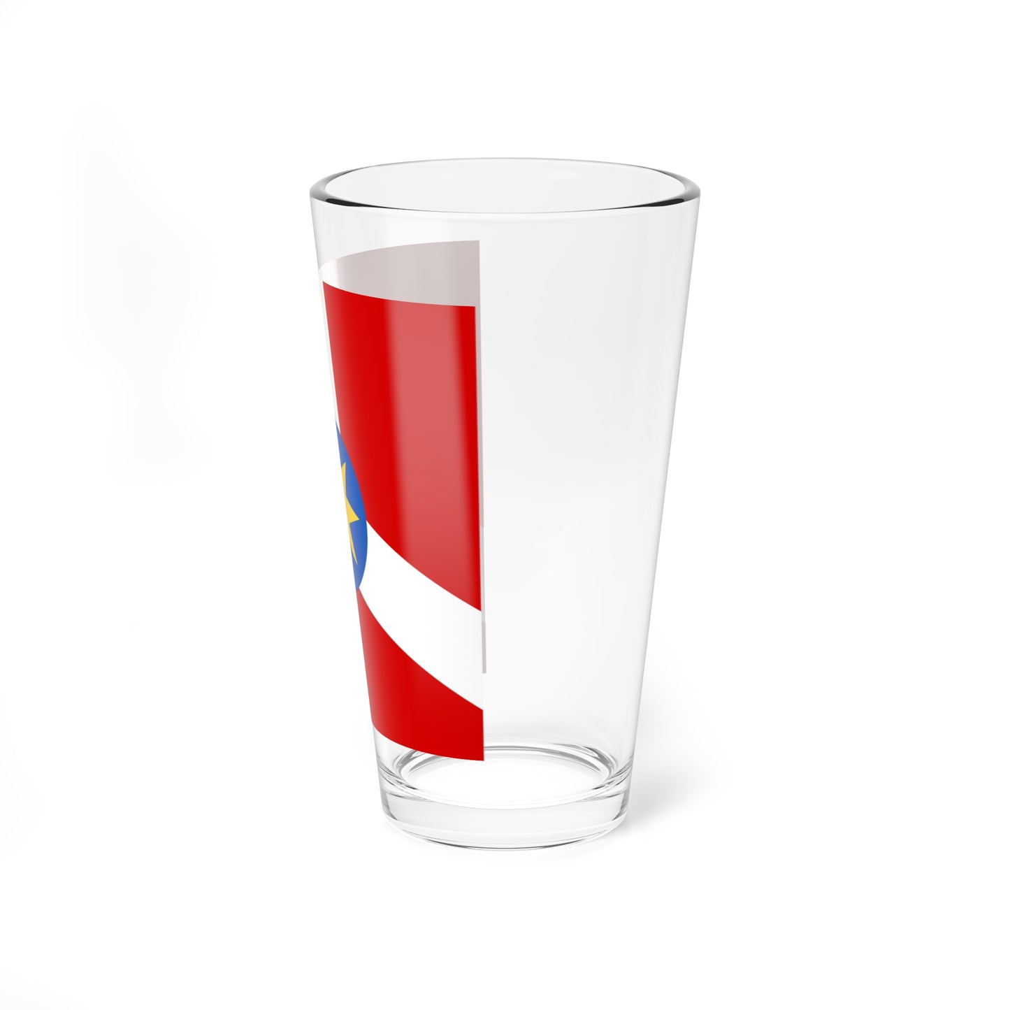 Berezhany Vinnytsia Oblast flag (Ukraine) Pint Glass 16oz