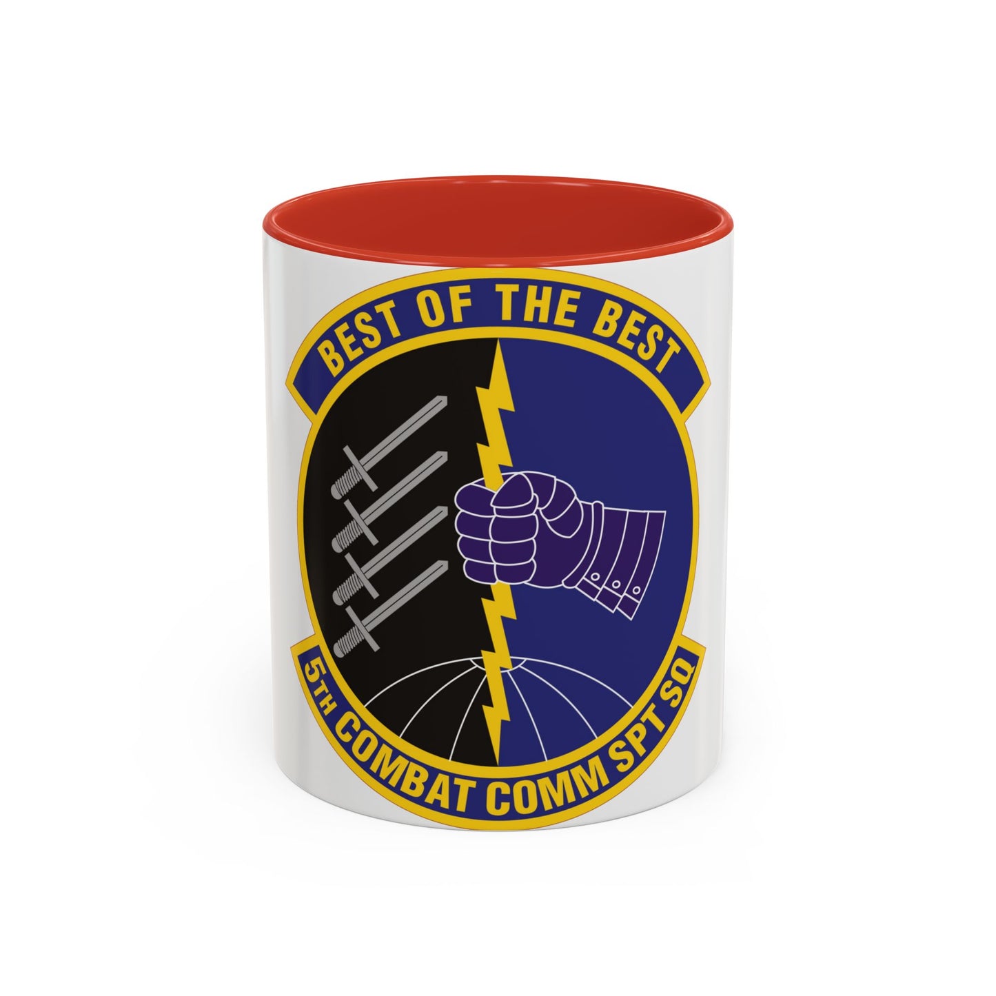 5 Combat Communications Support Squadron ACC (U.S. Air Force) Accent Coffee Mug