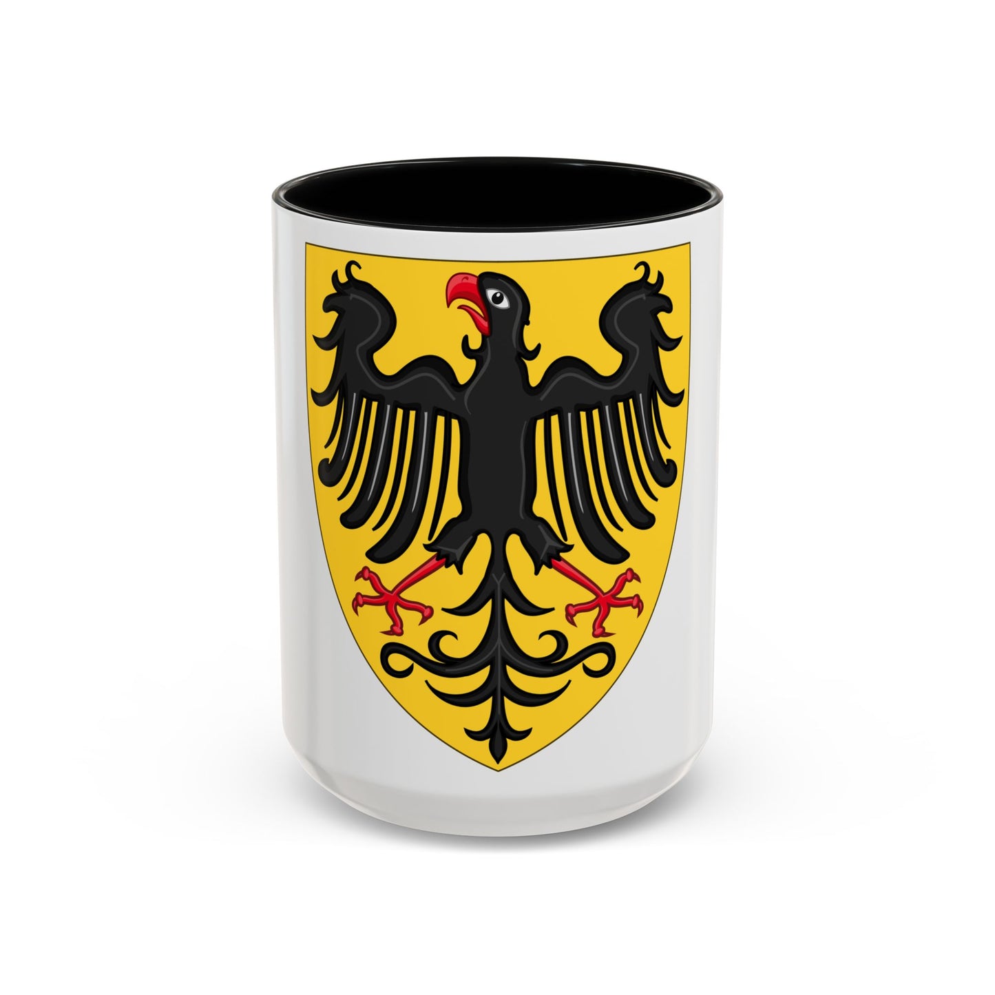 Shield and Coat of Arms of the Holy Roman Emperor (c.1300-c.1400) - Accent Coffee Mug