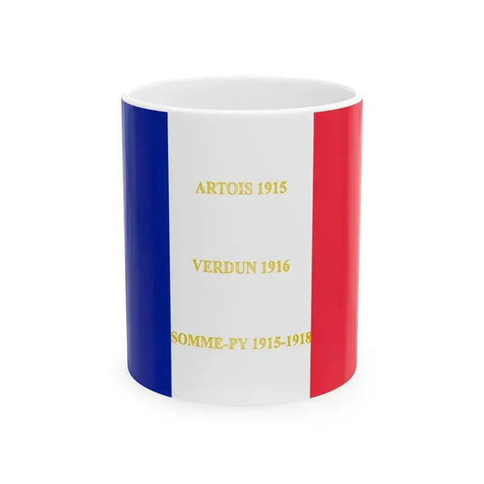 174e regiment dinfanterie de ligne-drapeau (France) White Coffee Mug 11oz - Go Mug Yourself