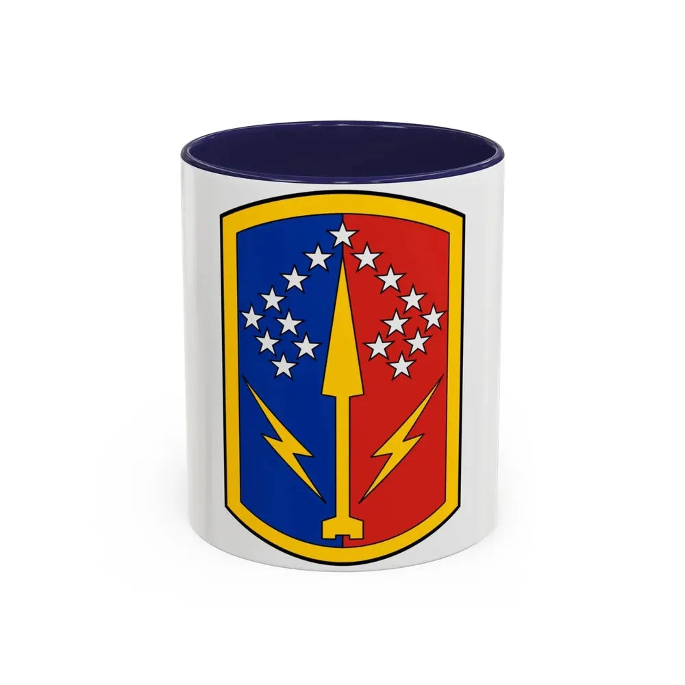 174th Air Defense Artillery Brigade (U.S. Army) Accent Coffee Mug 11oz Navy - Go Mug Yourself