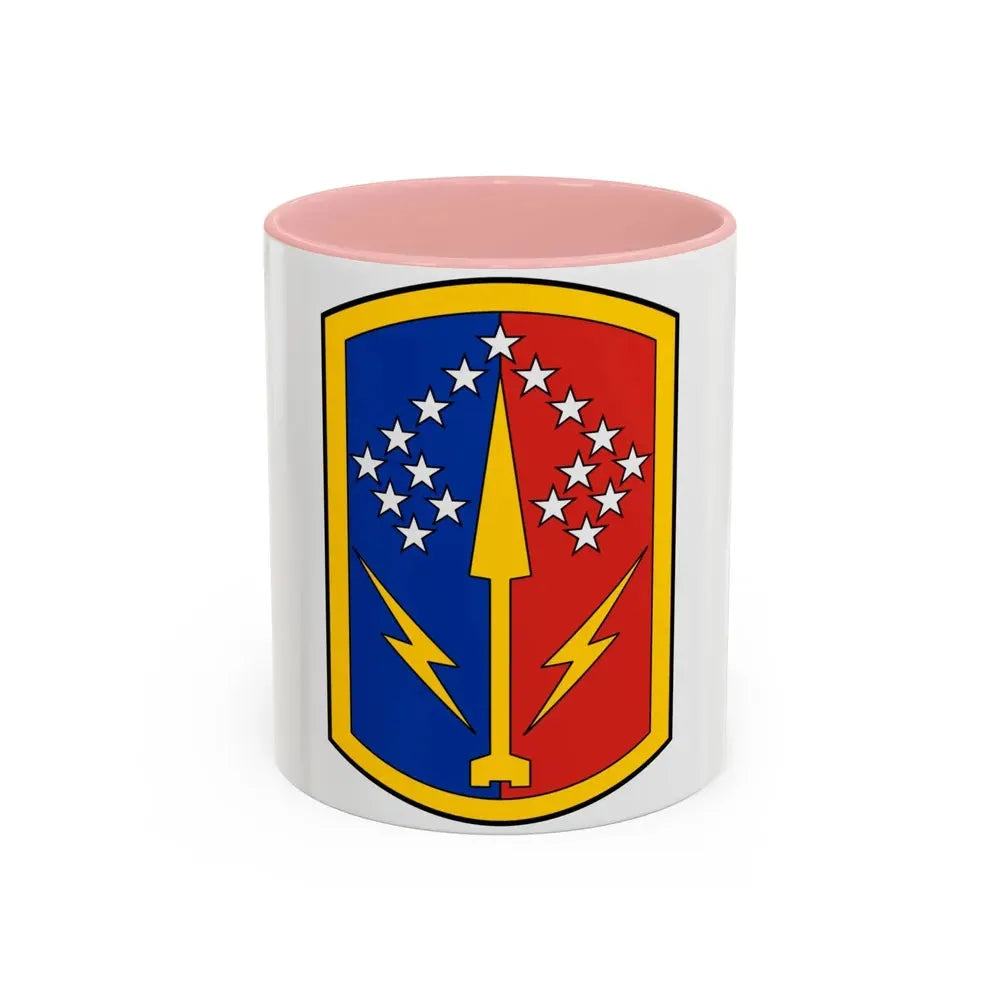 174th Air Defense Artillery Brigade (U.S. Army) Accent Coffee Mug 11oz Pink - Go Mug Yourself
