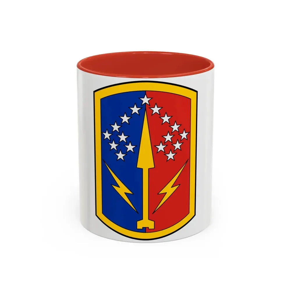 174th Air Defense Artillery Brigade (U.S. Army) Accent Coffee Mug 11oz Red - Go Mug Yourself