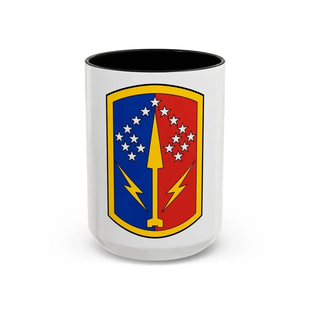 174th Air Defense Artillery Brigade (U.S. Army) Accent Coffee Mug 15oz Black - Go Mug Yourself