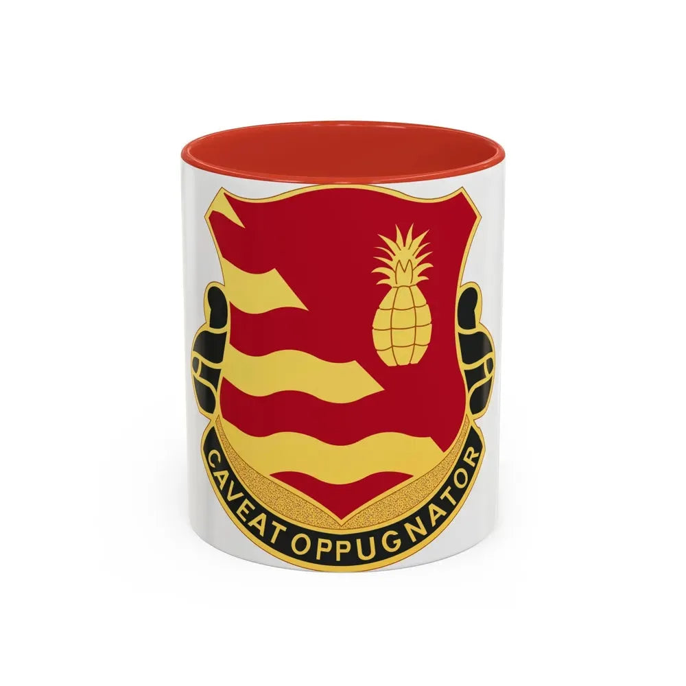 174th Air Defense Artillery Regiment (U.S. Army) Accent Coffee Mug 11oz Red - Go Mug Yourself