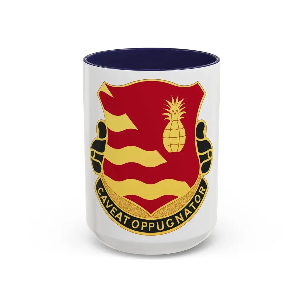 174th Air Defense Artillery Regiment (U.S. Army) Accent Coffee Mug 15oz Navy - Go Mug Yourself
