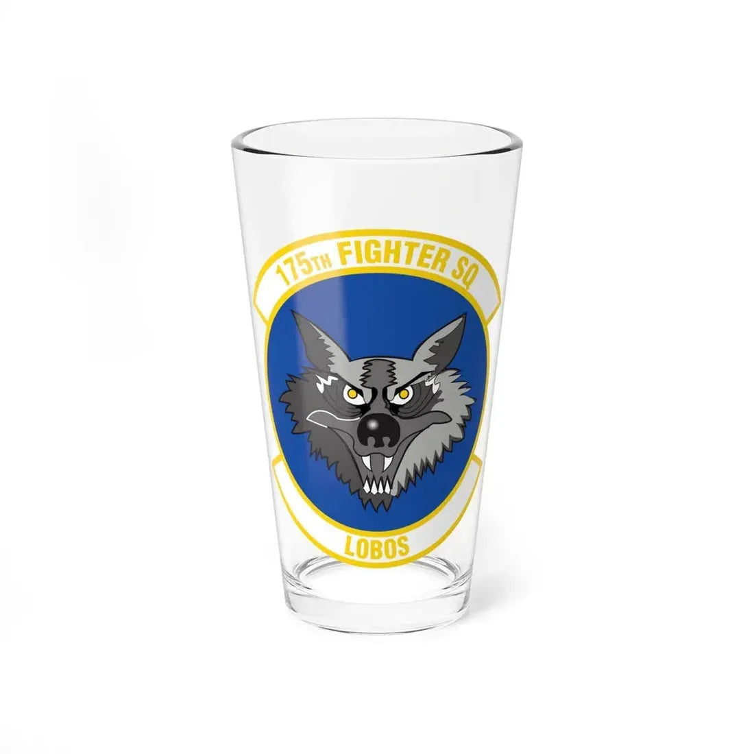 175 Fighter Squadron (U.S. Air Force) Pint Glass 16oz 16oz - Go Mug Yourself