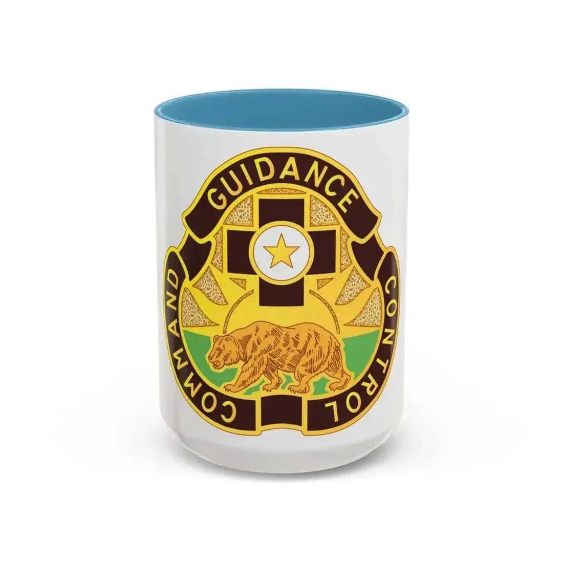 175 Medical Brigade 2 (U.S. Army) Accent Coffee Mug 15oz Light Blue - Go Mug Yourself