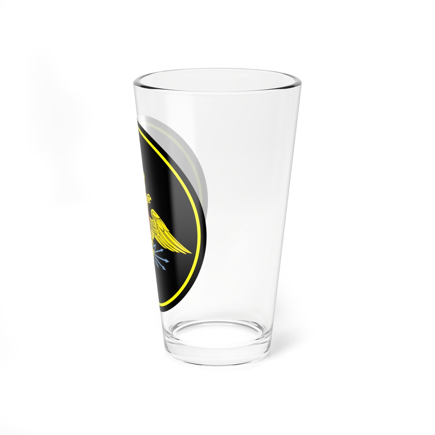 Emblem of the Russian military communications troop 1 (Russia) (Coat of Arms) Pint Glass 16oz
