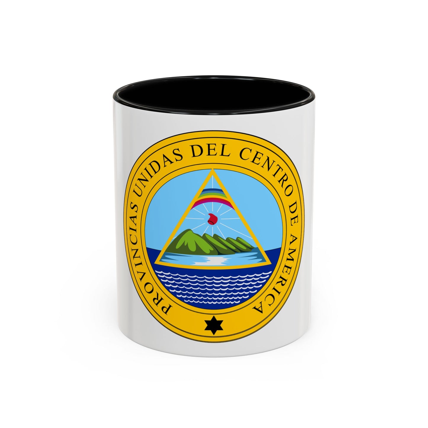 Coat of arms of the United Provinces of Central America - Accent Coffee Mug
