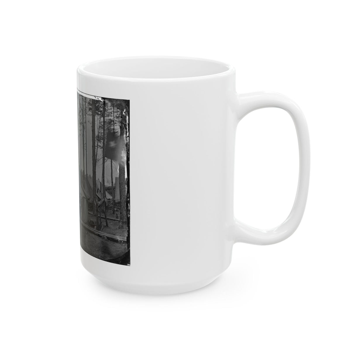 Brandy Station, Virginia. Winter Camp Of Chief Commissary Army Of The Potomac (U.S. Civil War) White Coffee Mug