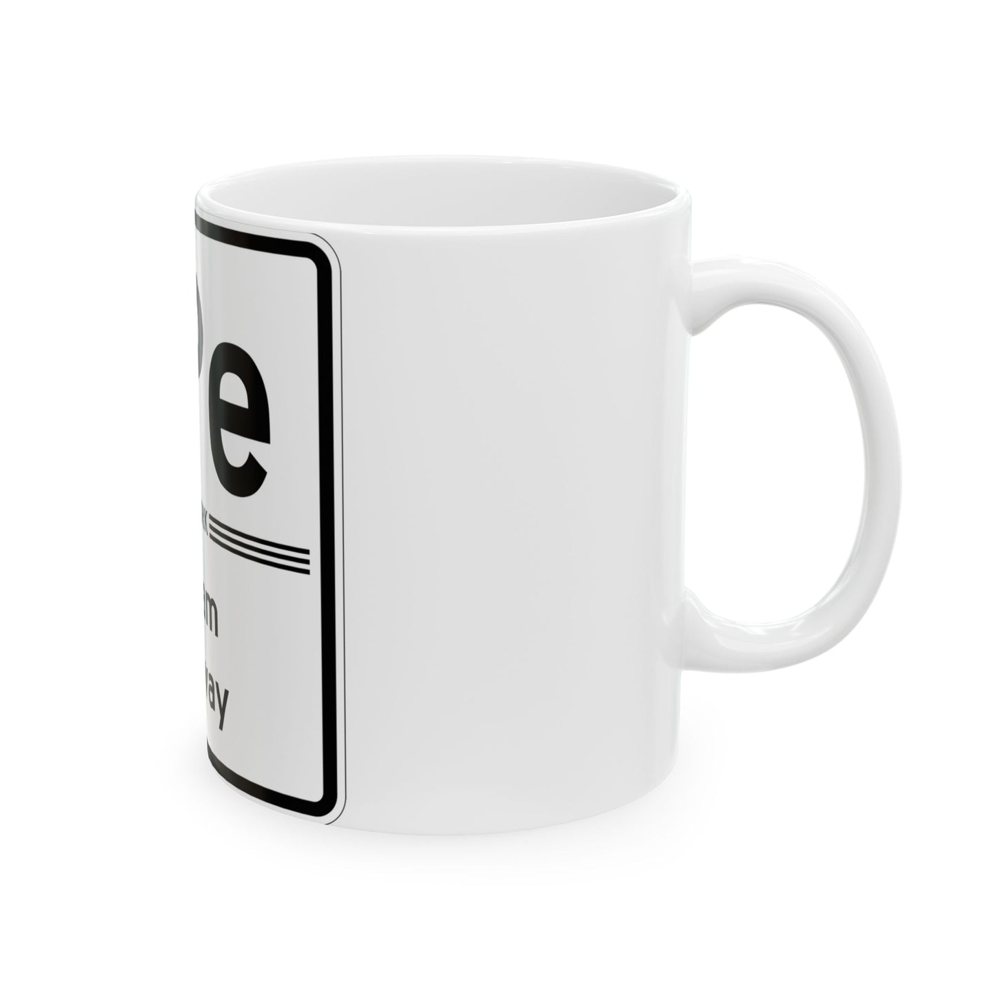 Pelham Pkwy Shield free (New York) (Road Sign) White Coffee Mug