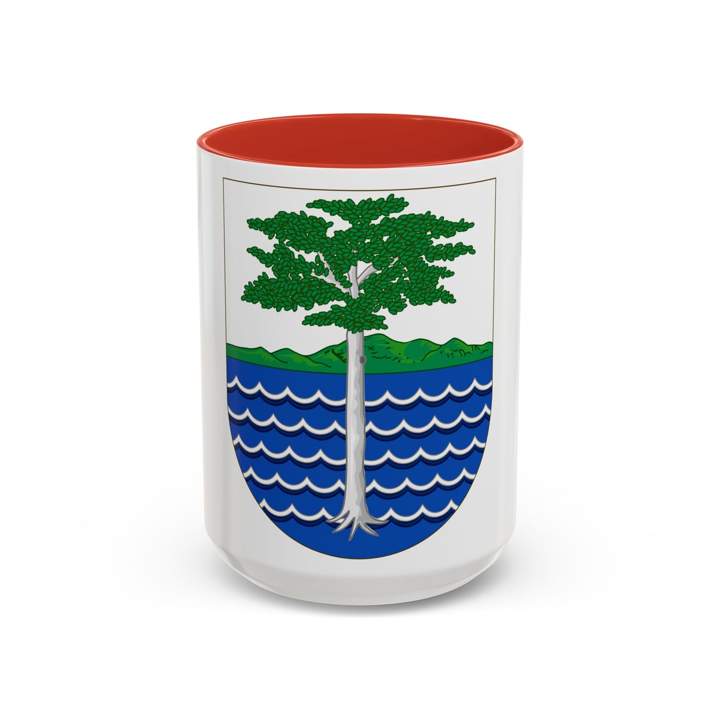 Coat of Arms of the Portuguese and Spanish Guinea - Accent Coffee Mug
