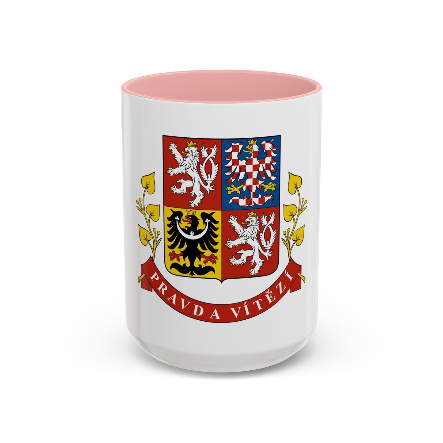 Greater coat of arms of the Czech Republic (Presidential version) - Accent Coffee Mug