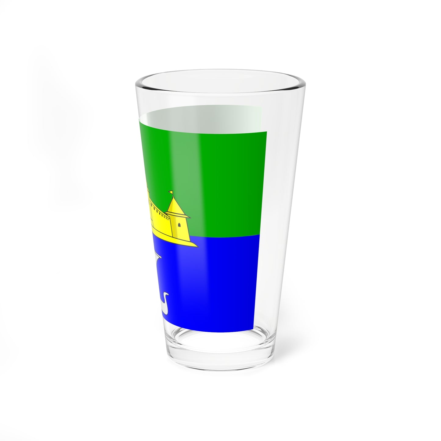 Flag Morozovka Leningrad oblast (Russia) Pint Glass 16oz