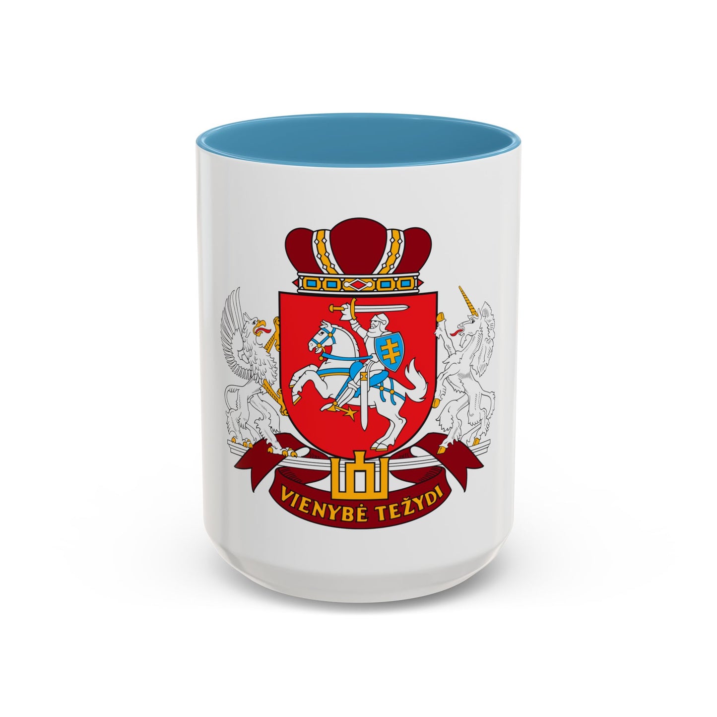 Coat of arms of the Seimas of Lithuania - Accent Coffee Mug