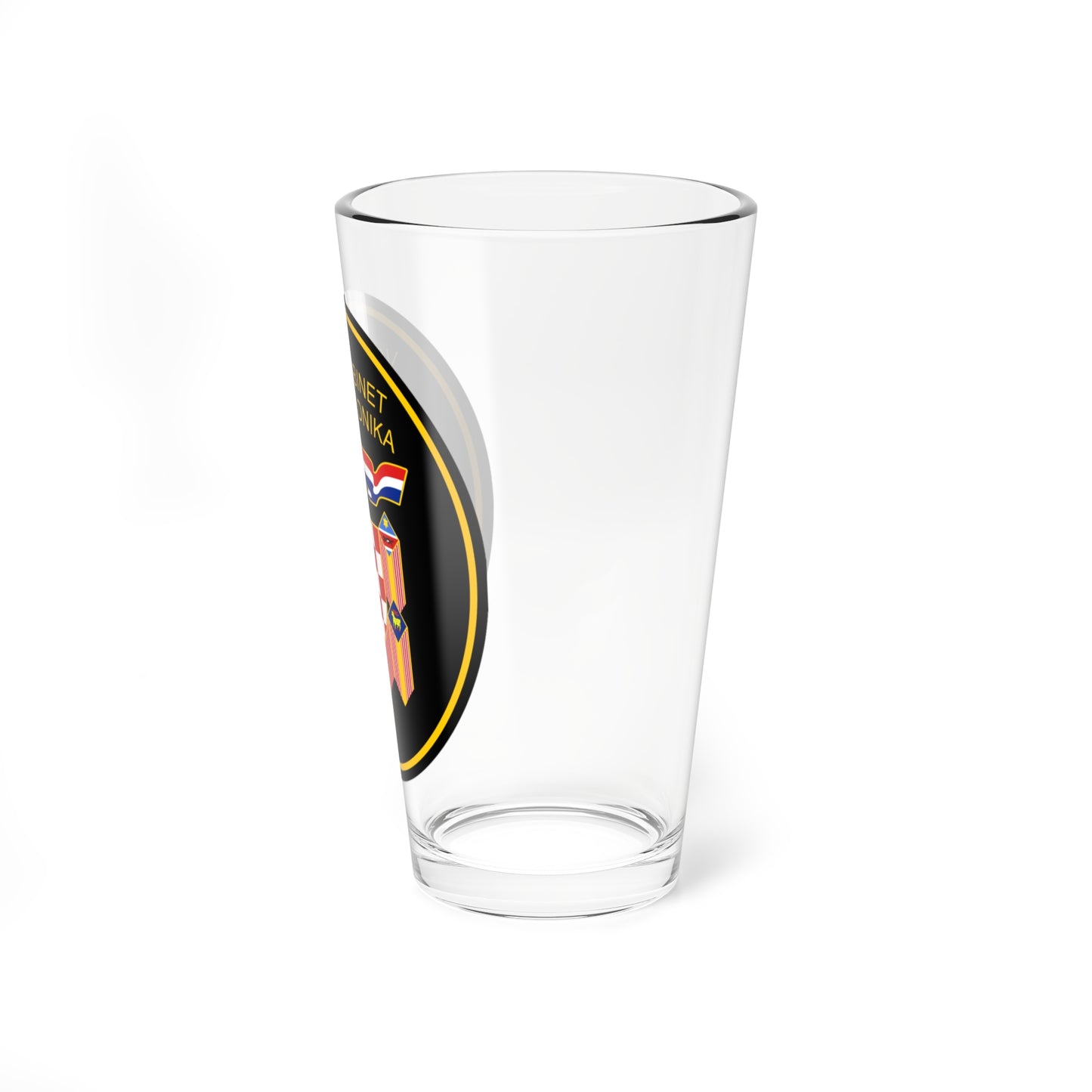 Vojni kabinet Predsjednika Republike Hrvatske (Croatia) (Coat of Arms) Pint Glass 16oz