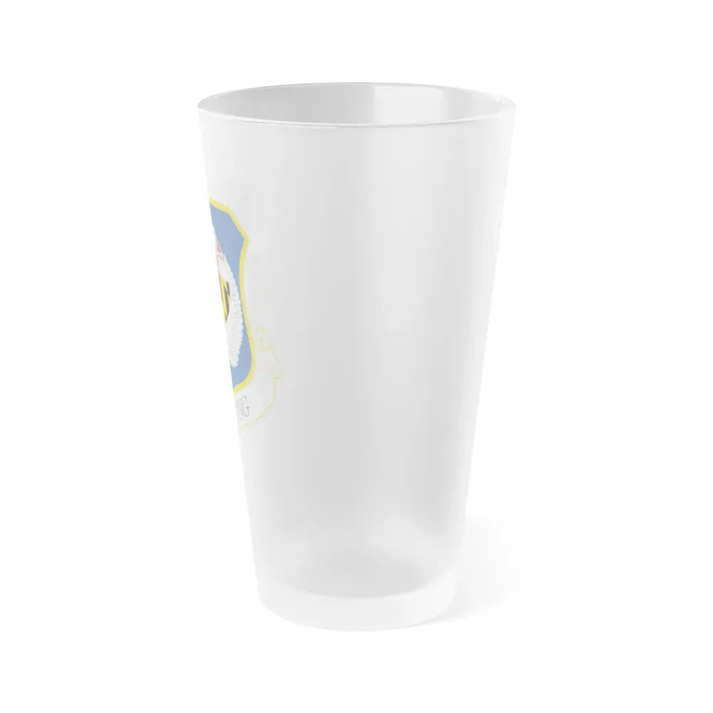 175th Wing (U.S. Air Force) Frosted Pint Glass 16oz - Go Mug Yourself