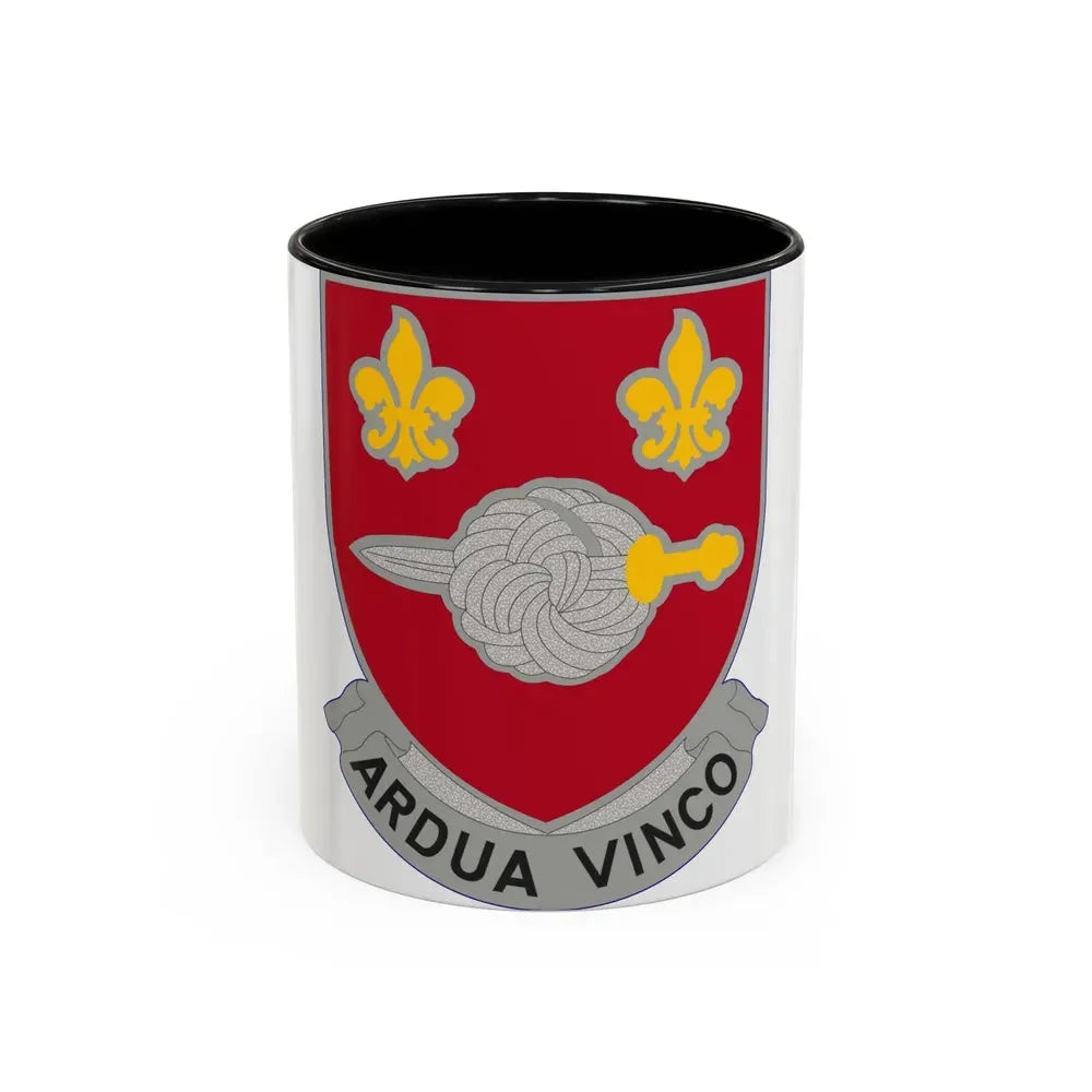 176 Engineer Battalion (U.S. Army) Accent Coffee Mug 11oz Black - Go Mug Yourself