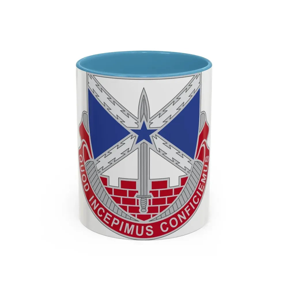 176 Engineer Brigade 2 (U.S. Army) Accent Coffee Mug 11oz Light Blue - Go Mug Yourself