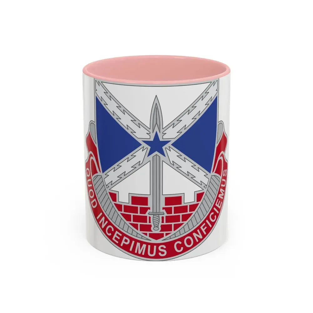 176 Engineer Brigade 2 (U.S. Army) Accent Coffee Mug 11oz Pink - Go Mug Yourself