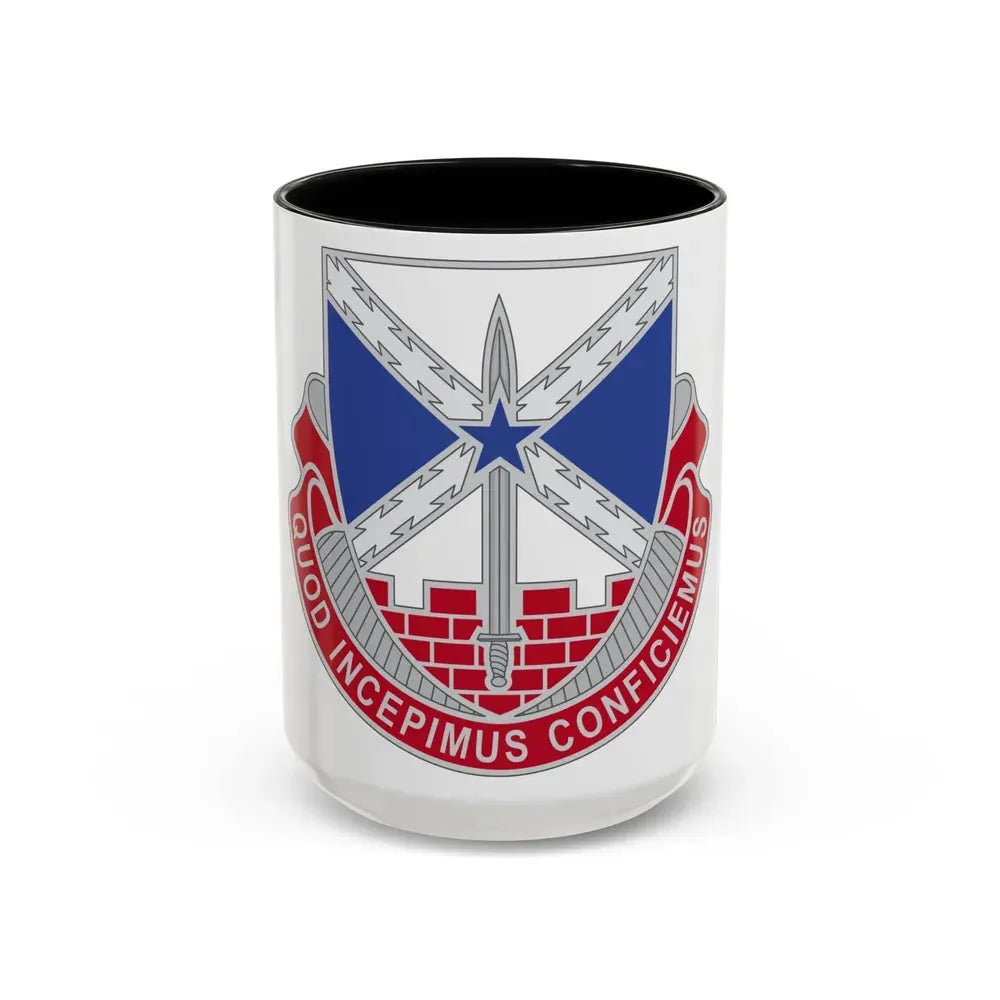 176 Engineer Brigade 2 (U.S. Army) Accent Coffee Mug 15oz Black - Go Mug Yourself