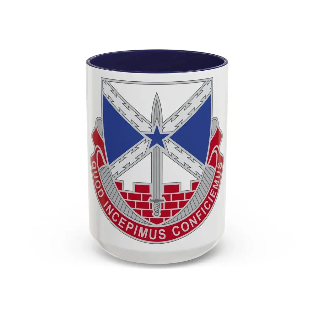 176 Engineer Brigade 2 (U.S. Army) Accent Coffee Mug 15oz Navy - Go Mug Yourself