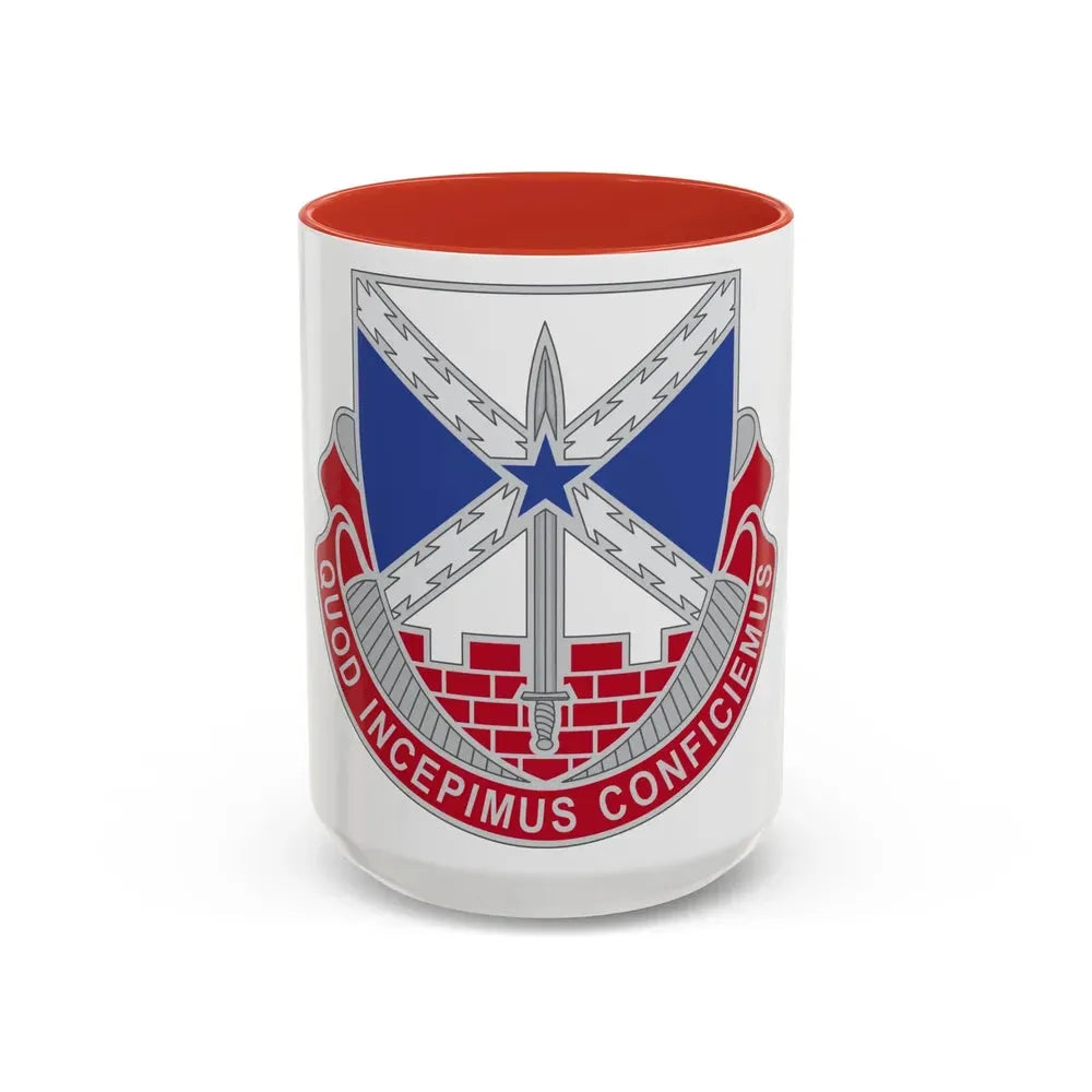 176 Engineer Brigade 2 (U.S. Army) Accent Coffee Mug 15oz Red - Go Mug Yourself