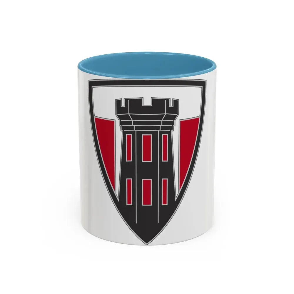 176 Engineer Brigade 3 (U.S. Army) Accent Coffee Mug 11oz Light Blue - Go Mug Yourself