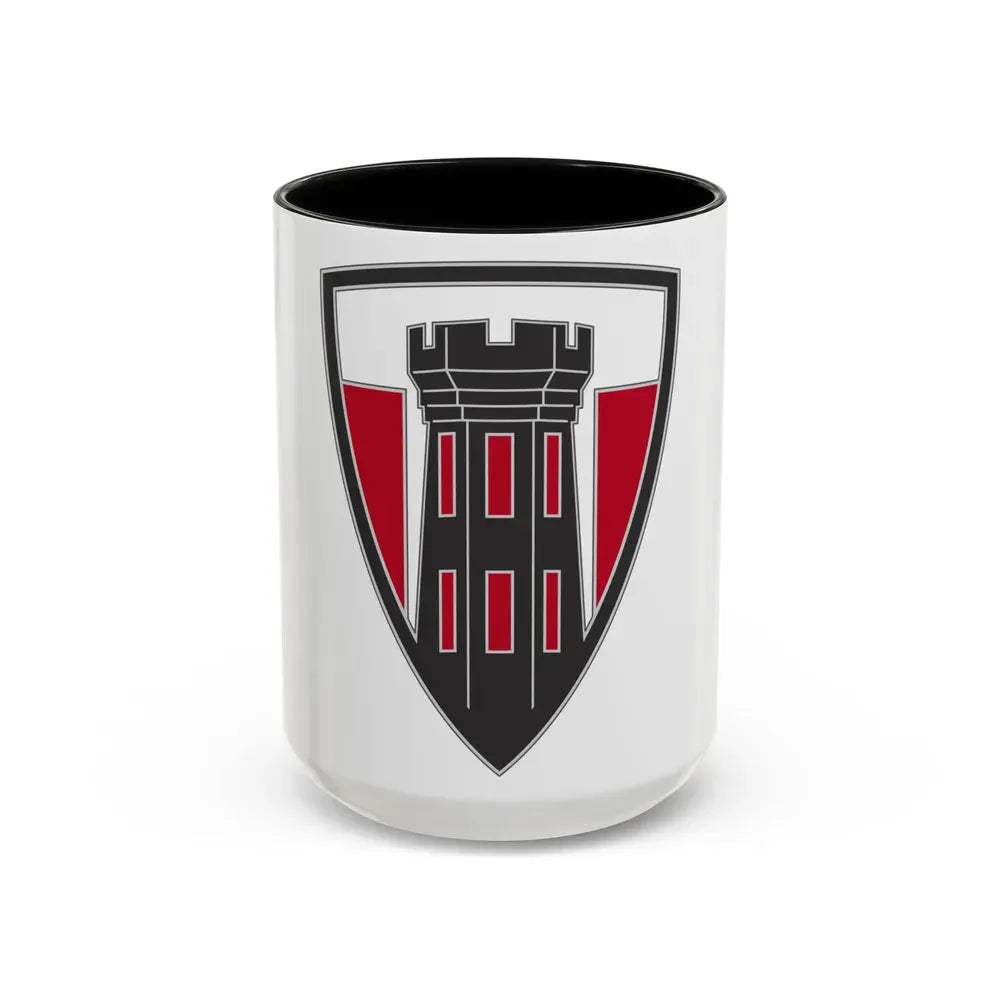 176 Engineer Brigade 3 (U.S. Army) Accent Coffee Mug 15oz Black - Go Mug Yourself