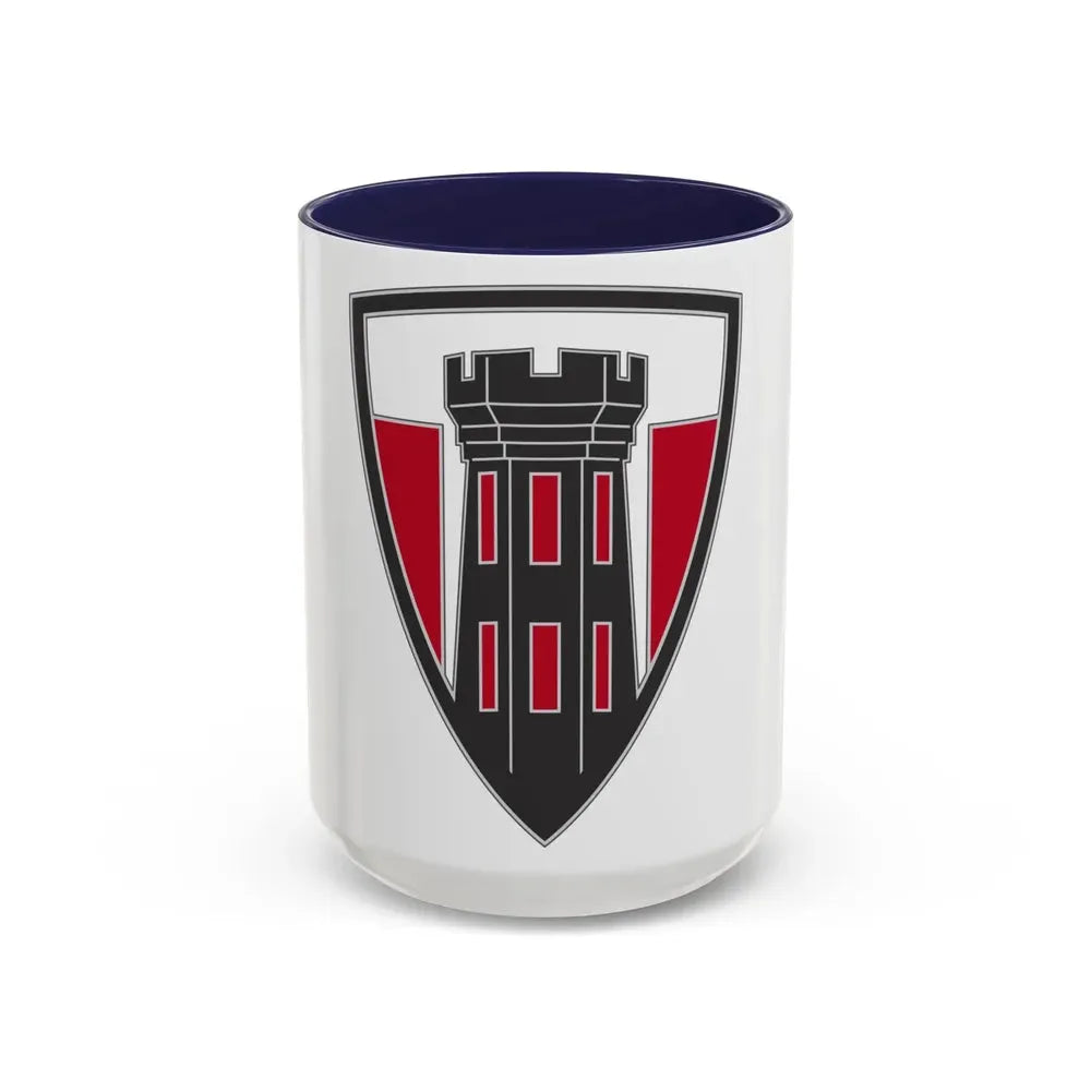 176 Engineer Brigade 3 (U.S. Army) Accent Coffee Mug 15oz Navy - Go Mug Yourself