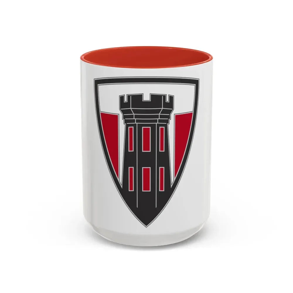 176 Engineer Brigade 3 (U.S. Army) Accent Coffee Mug 15oz Red - Go Mug Yourself