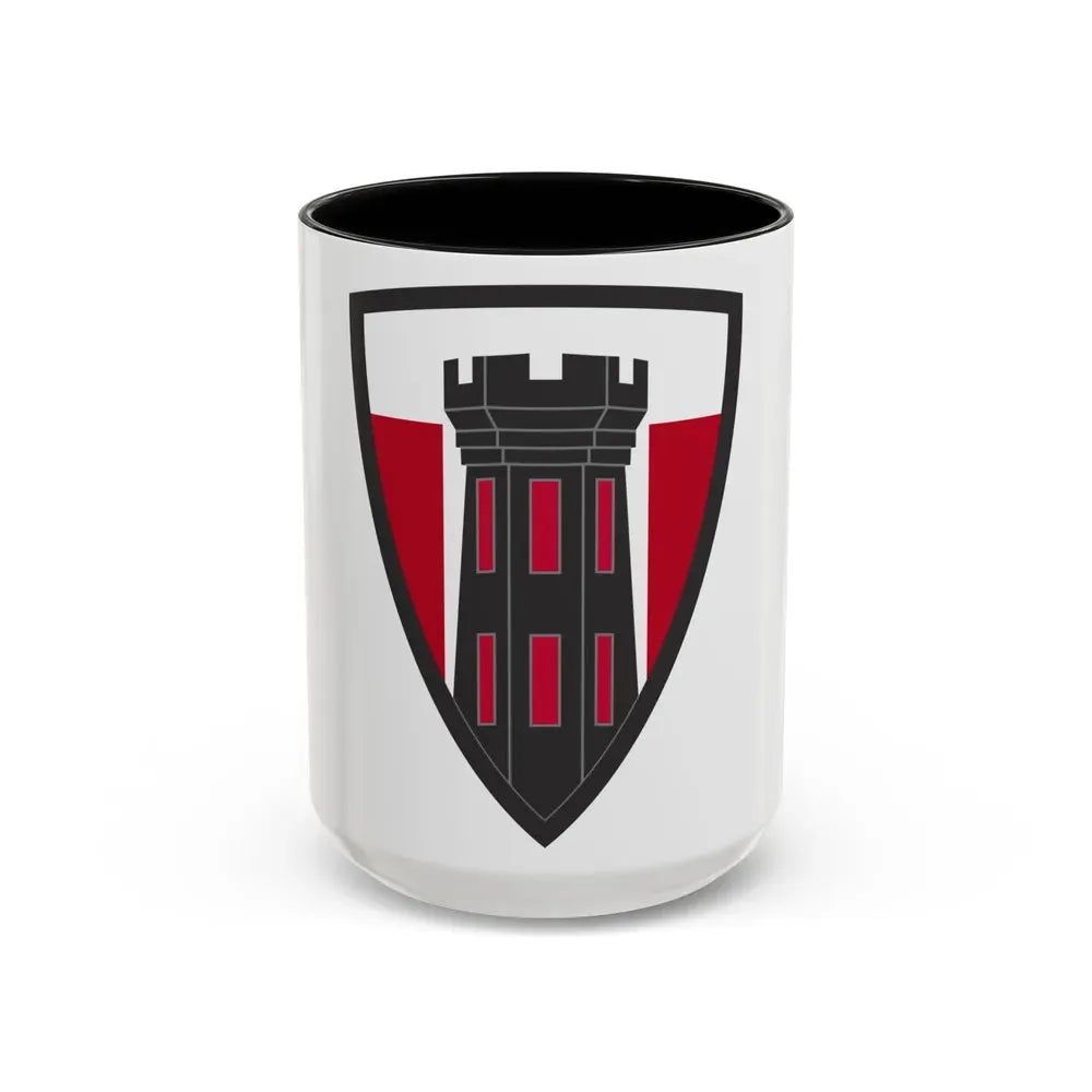 176 Engineer Brigade (U.S. Army) Accent Coffee Mug 15oz Black - Go Mug Yourself