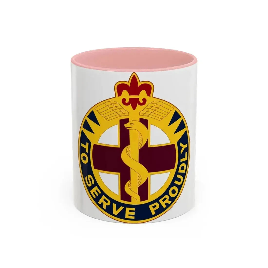 176 Medical Brigade 2 (U.S. Army) Accent Coffee Mug 11oz Pink - Go Mug Yourself
