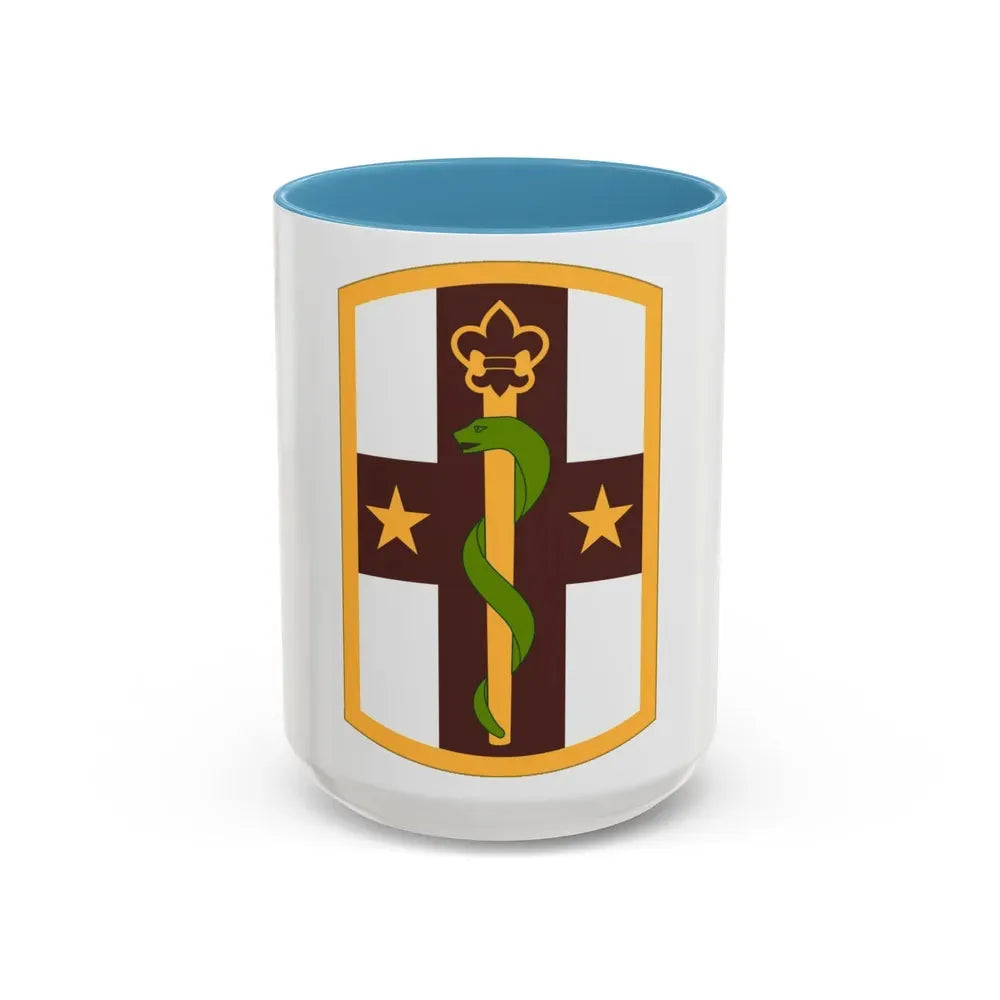 176 Medical Brigade (U.S. Army) Accent Coffee Mug 15oz Light Blue - Go Mug Yourself