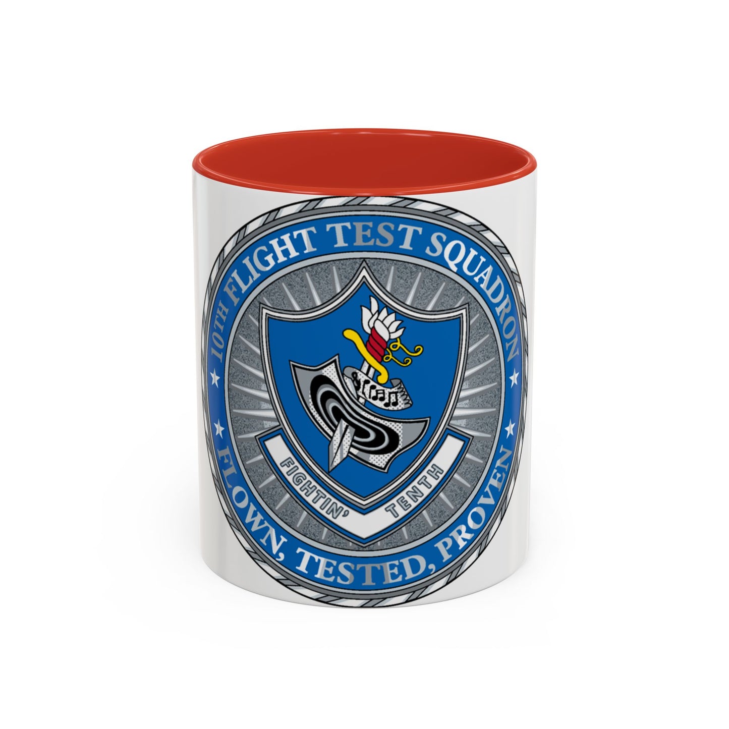10th Flight Test Sq (U.S. Air Force) Accent Coffee Mug
