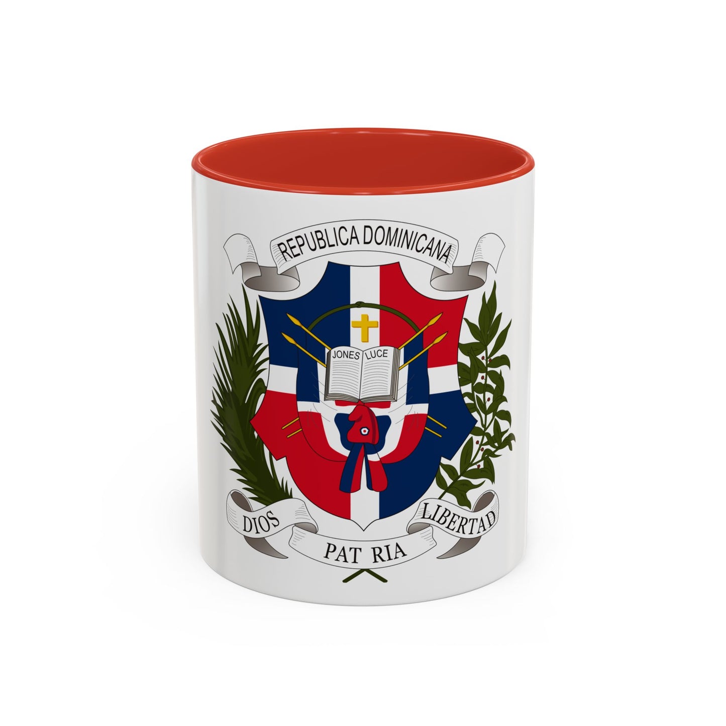 Coat of arms of the Dominican Republic (1860) - Accent Coffee Mug