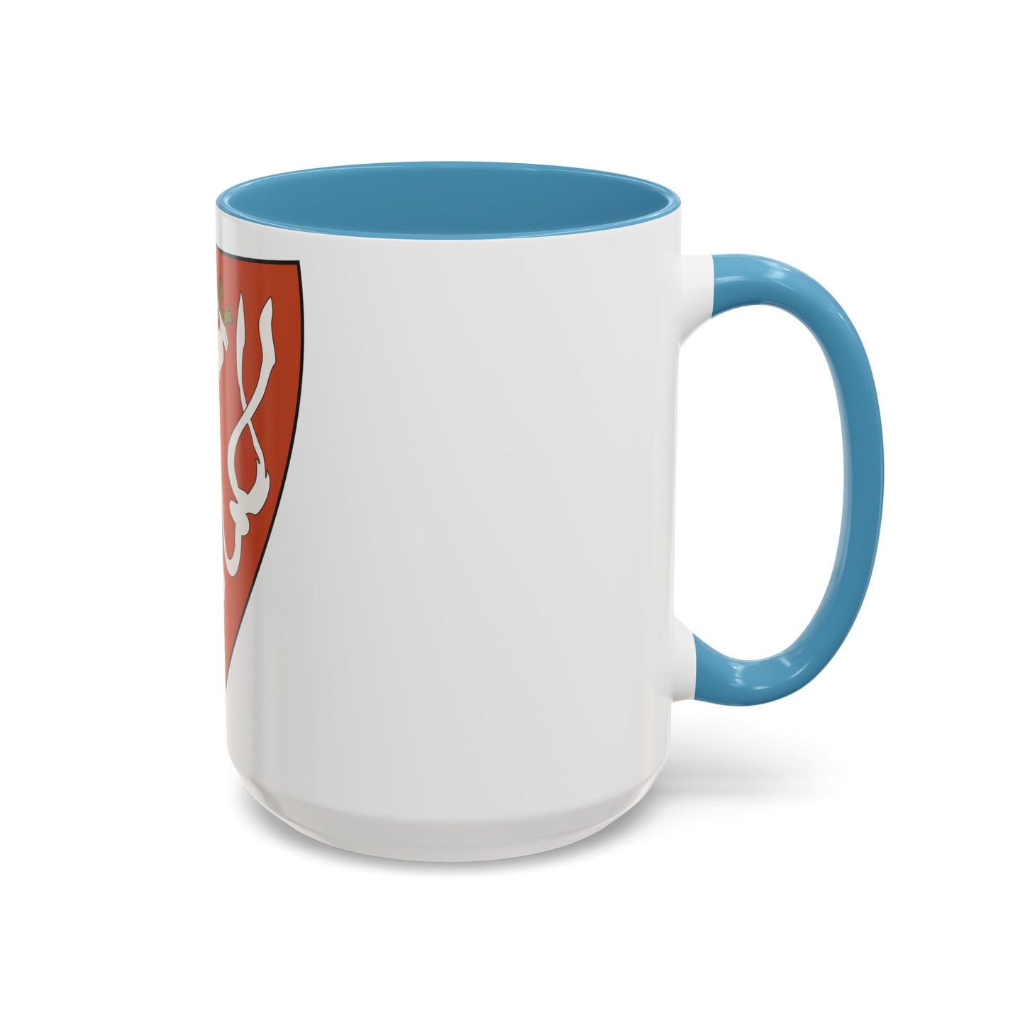 Lesser coat of arms of the Kingdom of Bohemia (Wenceslaus II of Bohemia) - Accent Coffee Mug