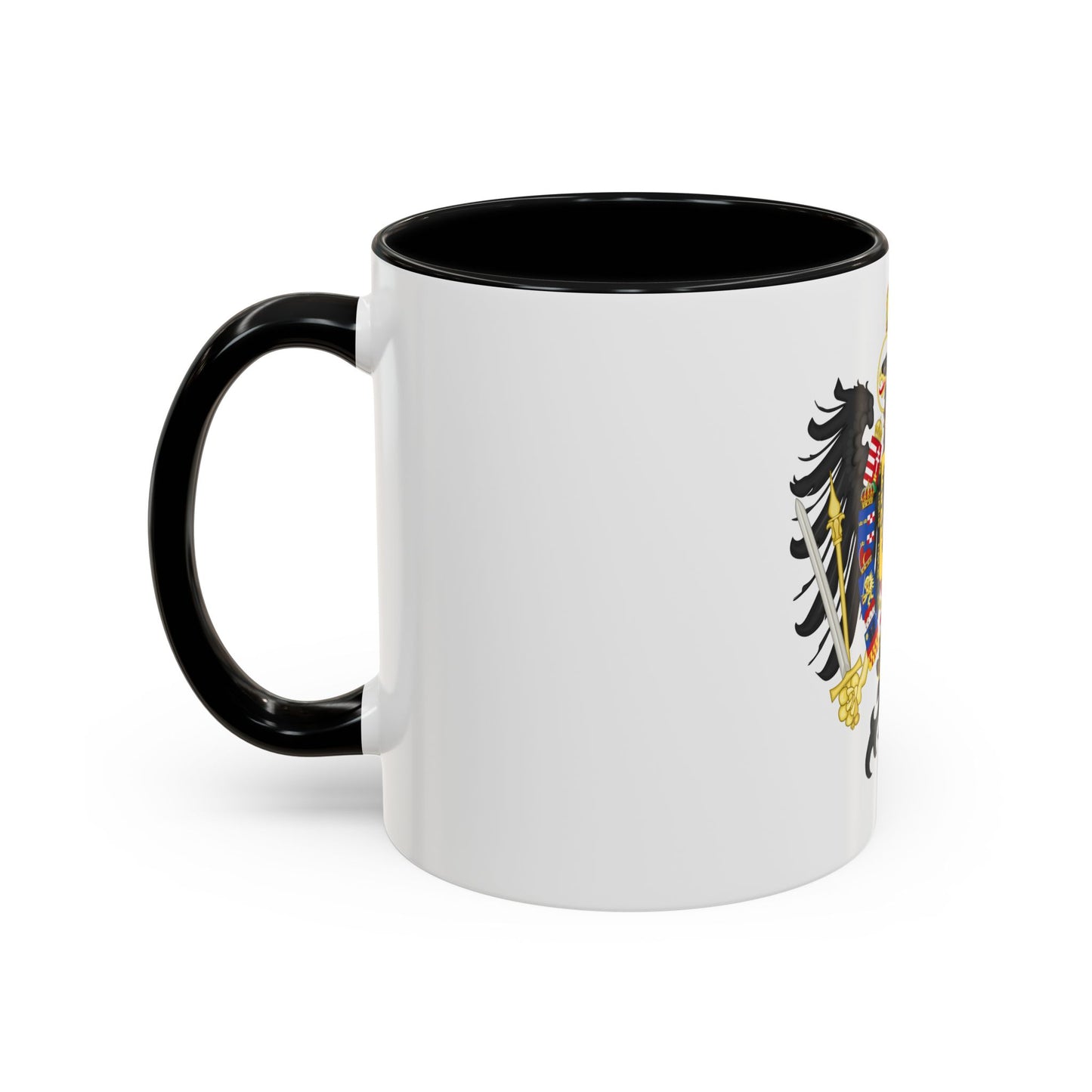 Middle Coat of Arms of Francis II, Holy Roman Emperor (1804-1806) - Accent Coffee Mug