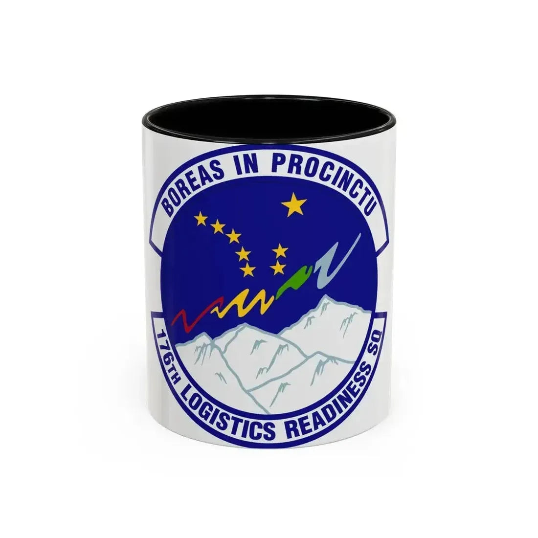 176th Logistics Readiness Squadron (U.S. Air Force) Accent Coffee Mug 11oz Black - Go Mug Yourself