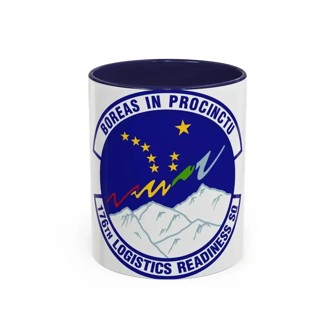 176th Logistics Readiness Squadron (U.S. Air Force) Accent Coffee Mug 11oz Navy - Go Mug Yourself