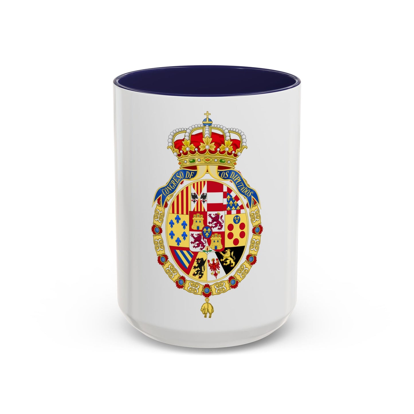 Coat of Arms of the Congress of Spain - Accent Coffee Mug