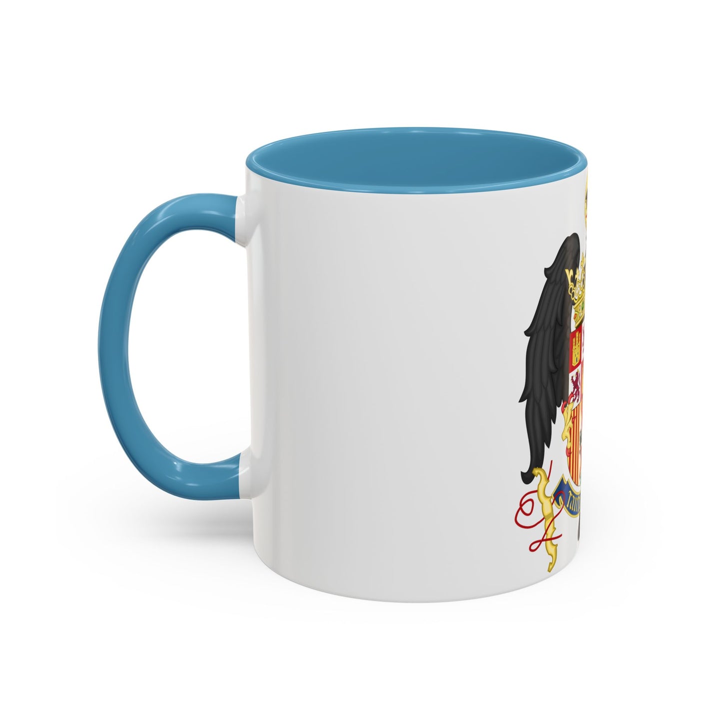 Coat of Arms of Queen Isabella of Castile (1492-1504) - Accent Coffee Mug