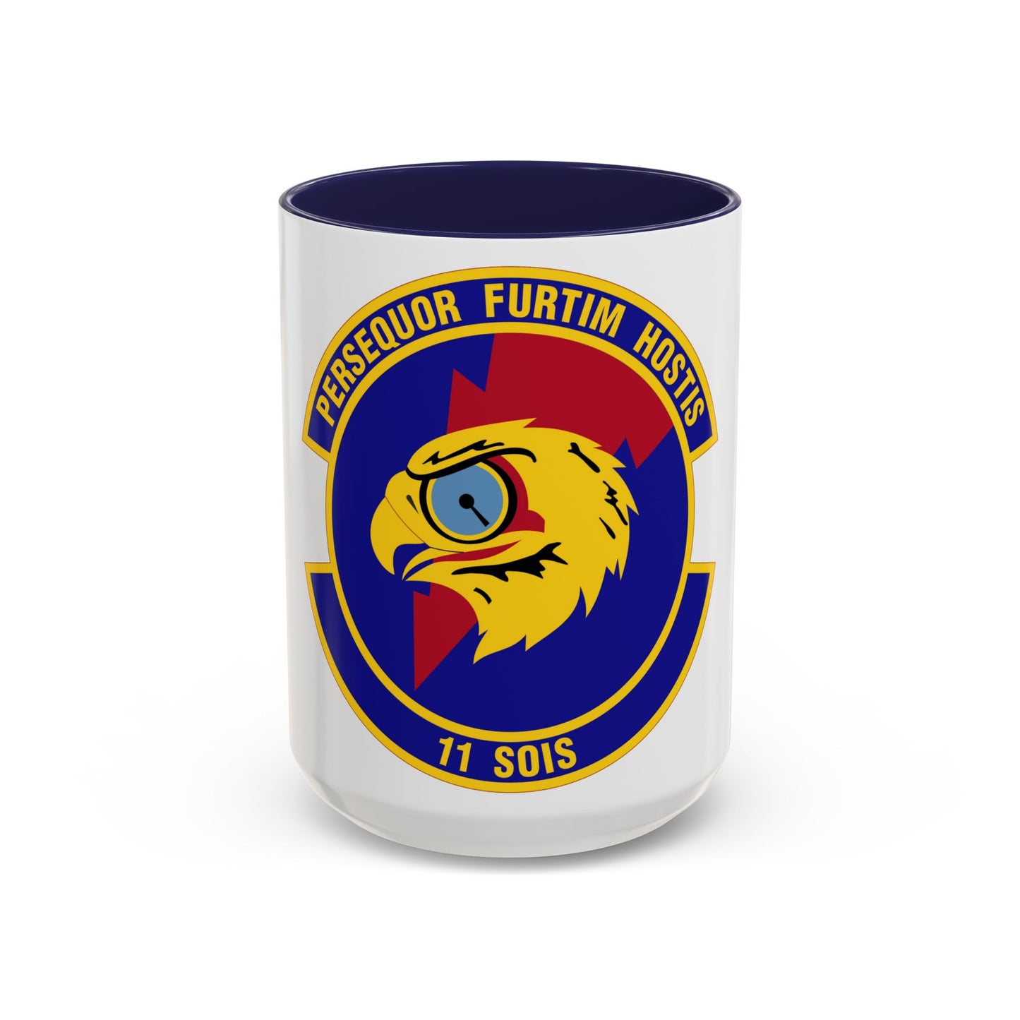 11 Special Operations Intelligence Squadron AFSOC (U.S. Air Force) Accent Coffee Mug