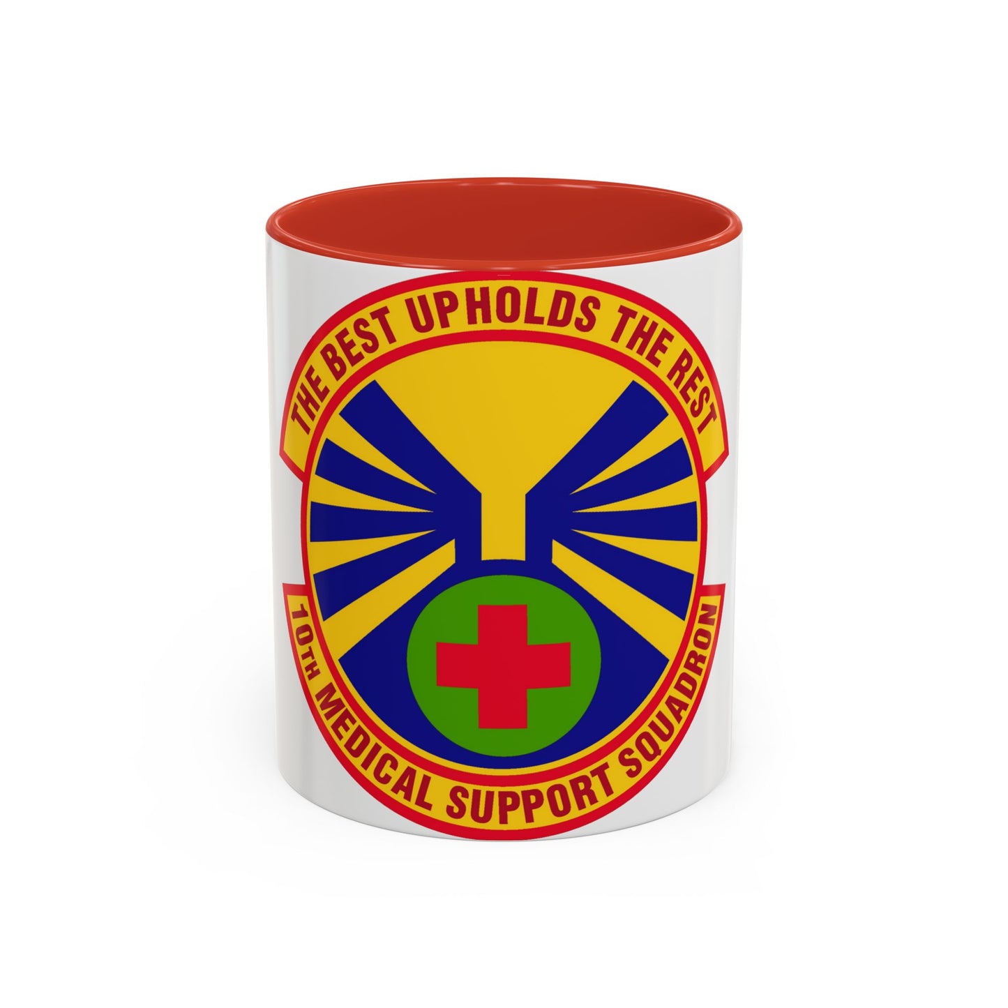 10th Medical Support Squadron (U.S. Air Force) Accent Coffee Mug