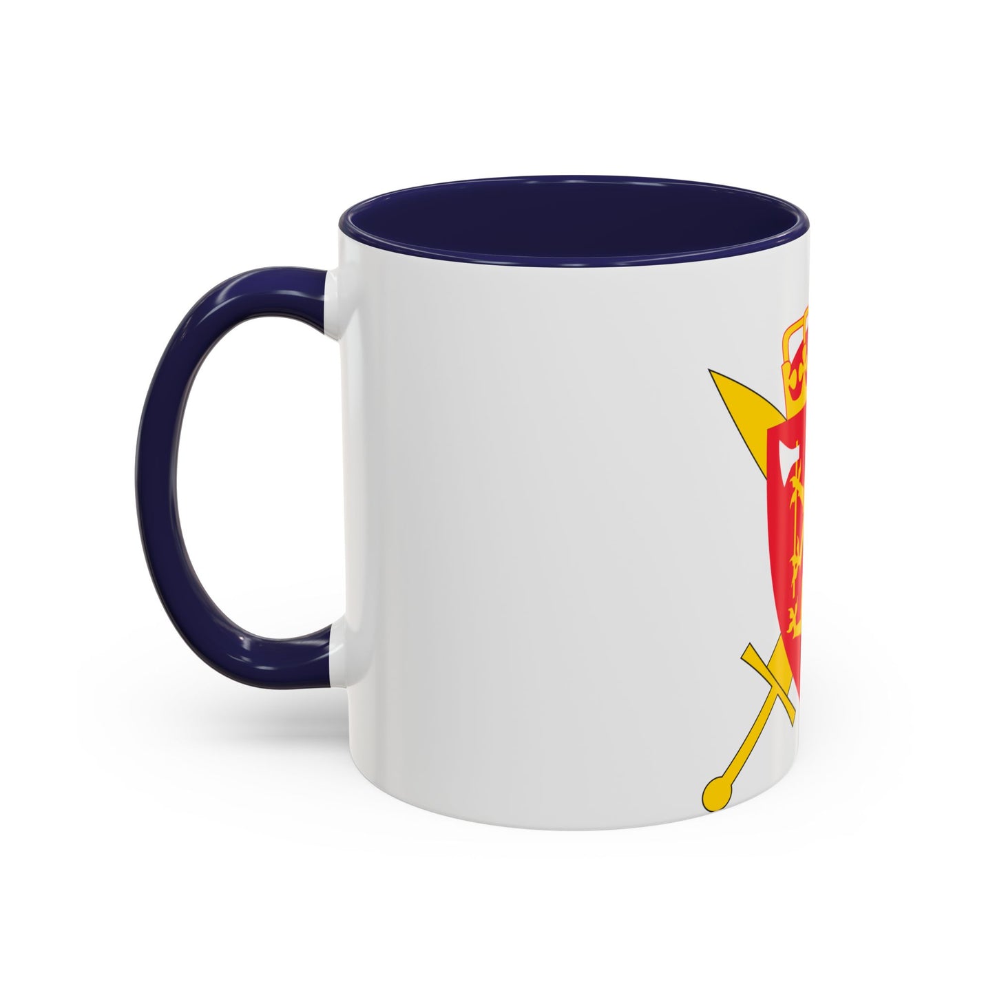 Coat of arms of the Norwegian Armed Forces - Accent Coffee Mug
