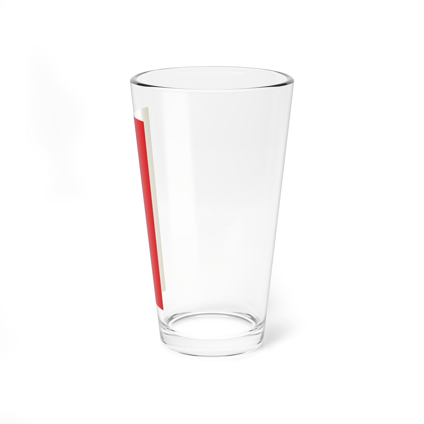 Flag yellow blue red 2x5 (Germany) Pint Glass 16oz