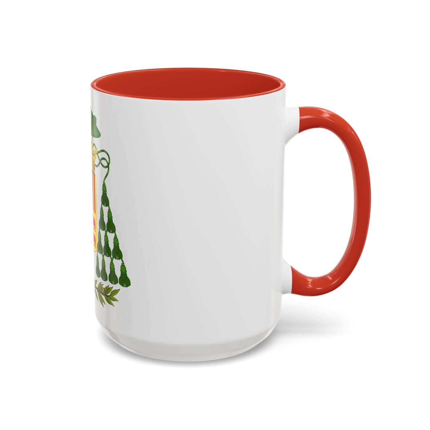 Historical Coat of Arms of Ecclesiastic Co-Prince of Andorra - Accent Coffee Mug